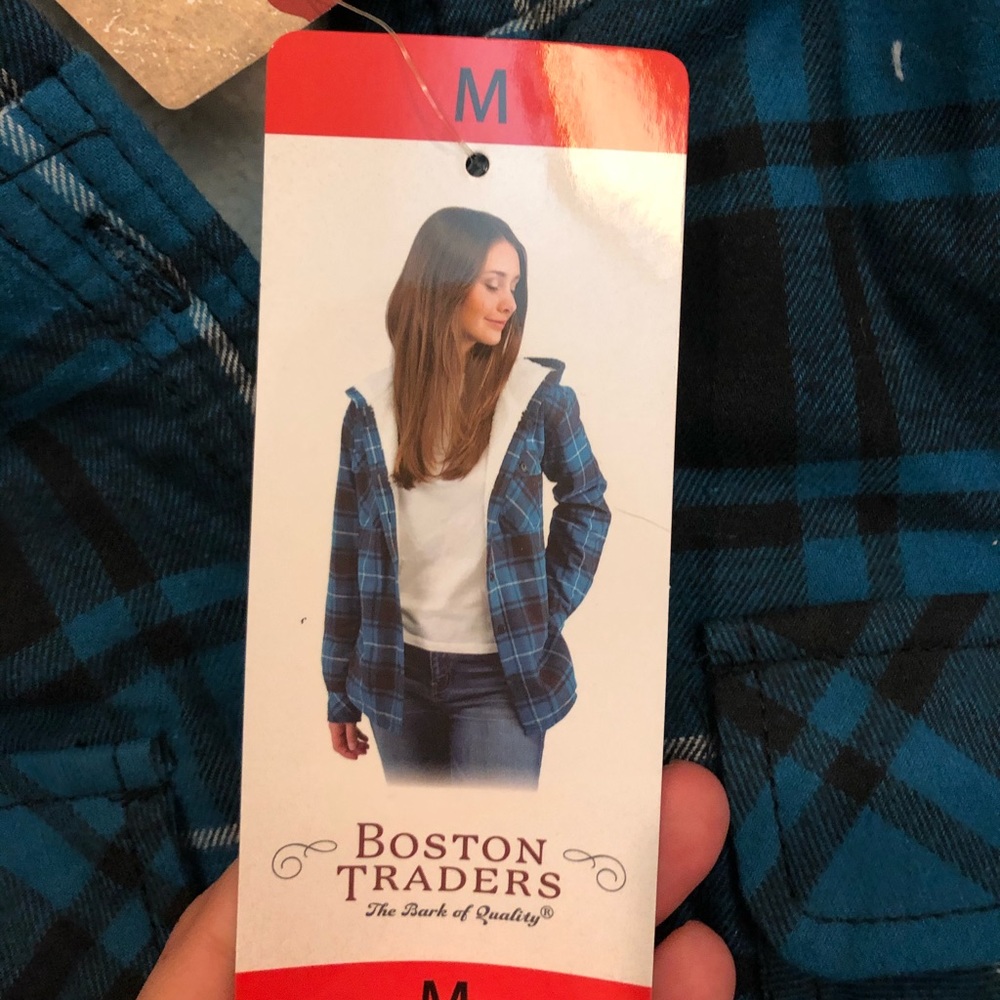 Sherpa flannel jacket